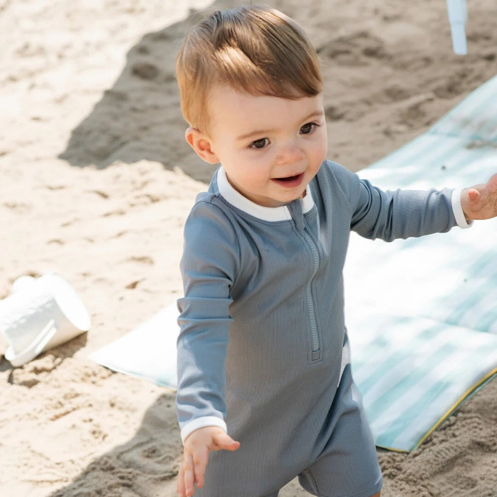 Maillot de bain combinaison bleu Petit Lem Mlle et Coco