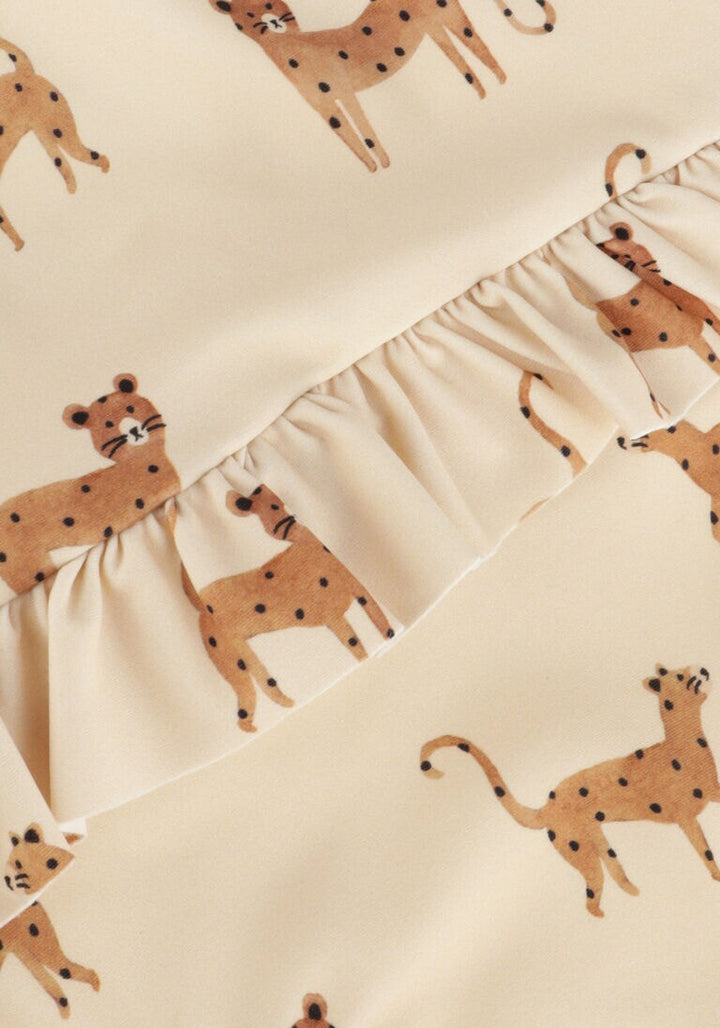 Maillot à jupe motif Guépard de Rylee &amp; Cru vendu par Mlle &amp; Coco