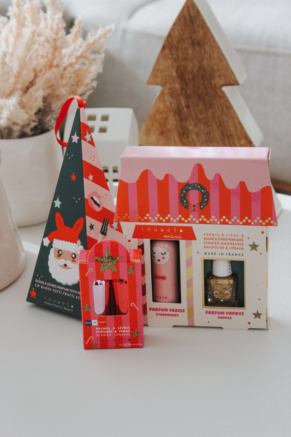 Coffret maison juliette baume et vernis Inuwet vegan Mlle et Coco