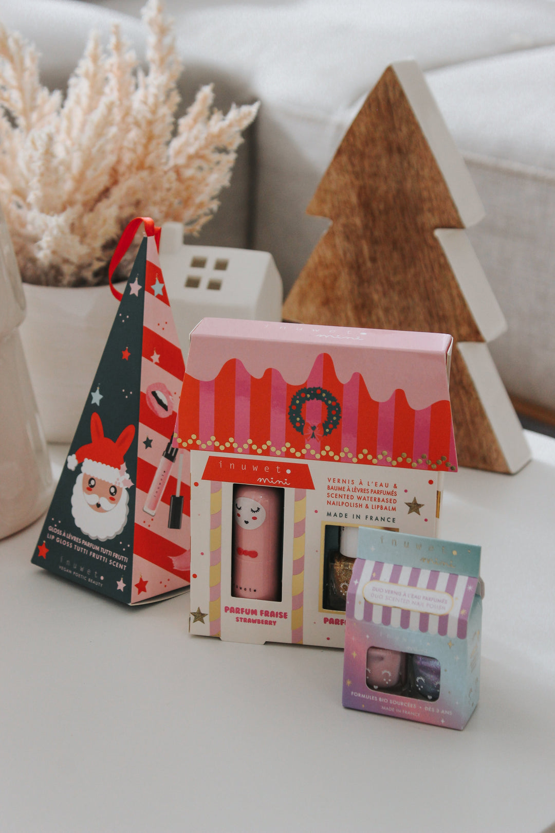 Coffret maison juliette baume et vernis Inuwet vegan Mlle et Coco