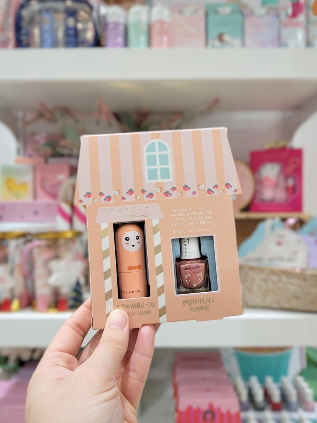 maison Juliette pêche vernis baume lèvre Mlle et Coco Inuwet