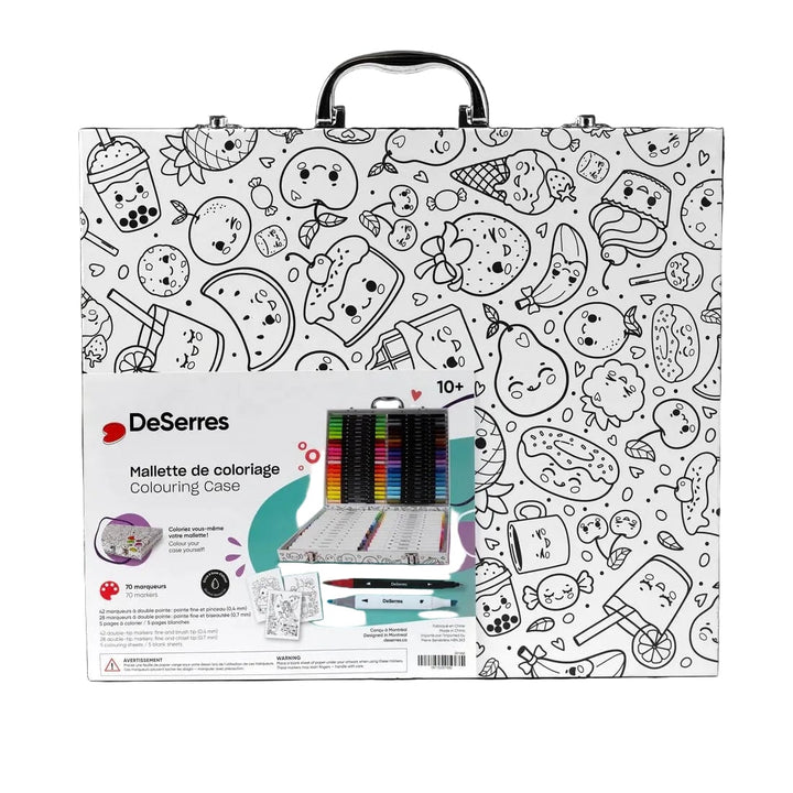 Mallette coloriage marqueurs Deserres bricolage Mlle et Coco