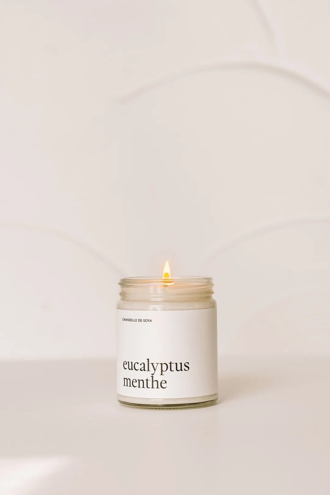 Chandelle de soya Eucalyptus Marée chandelles Mlle et Coco