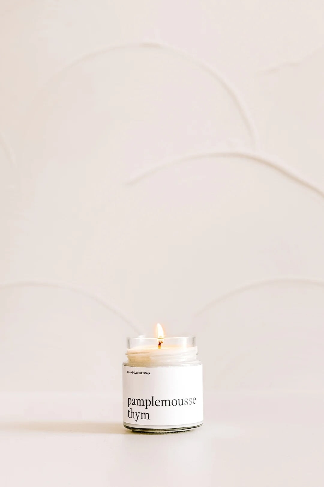 Marée chandelle soya pamplemousse Thym Mlle et Coco