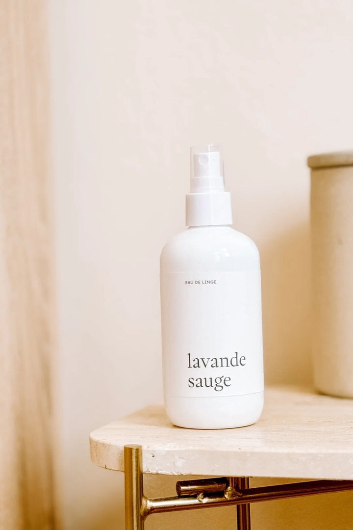 Eau de linge lavande sauge Marée chandelle Mlle et Coco