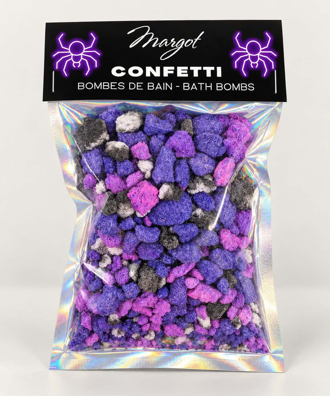 confetti bombe bain halloween araignée Mlle et Coco Margot