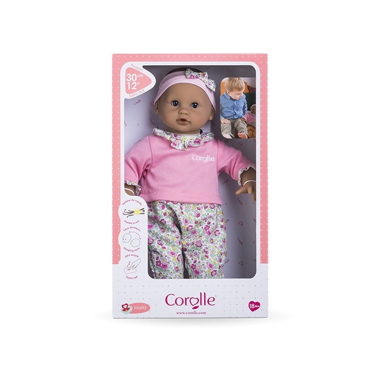 poupée Corolle Maria chandail rose pantalon fleuri Mlle et Coco