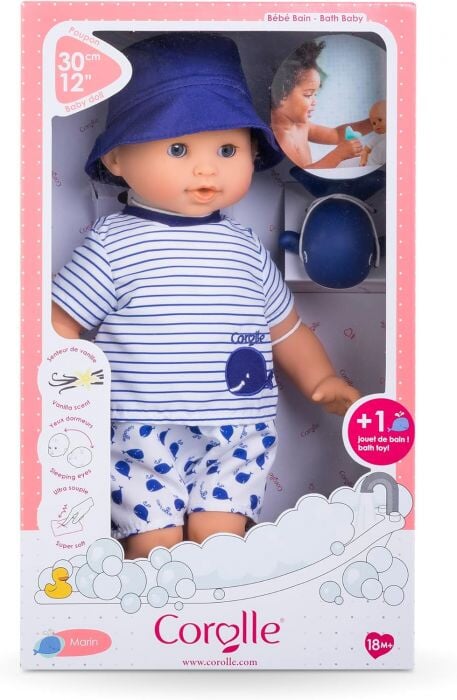 Poupée Corolle Marin bain baleine jouet enfant Mlle et Coco