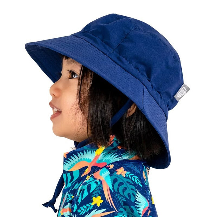 chapeau coton souple Jan &amp; Jul marine Mlle Coco