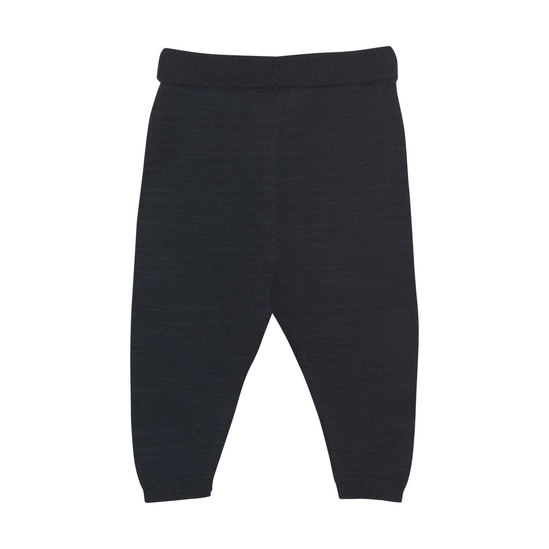 pantalon tricot marine taille élastique Fixoni Mlle et Coco