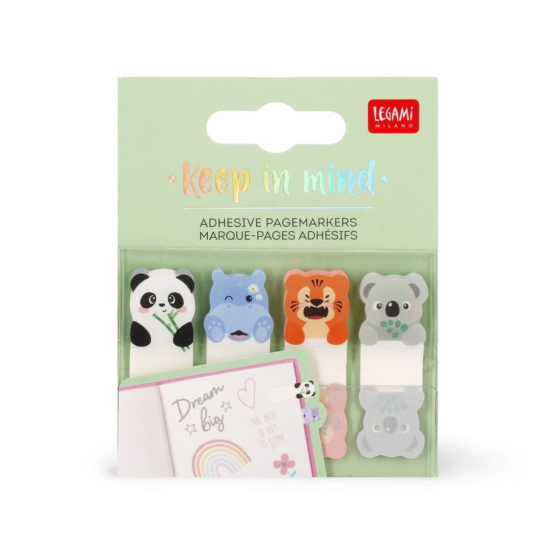 Marque-page adhésifs animaux mignons Legami Mlle et Coco