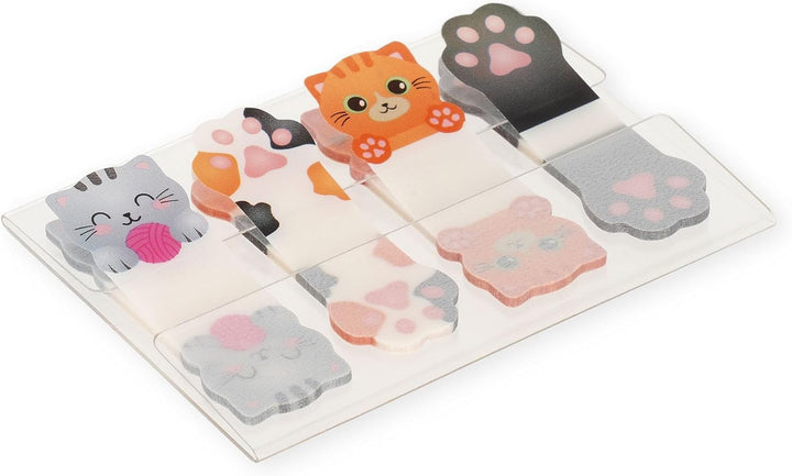 Marque-pages adhésifs chats mignons Legami Mlle et Coco