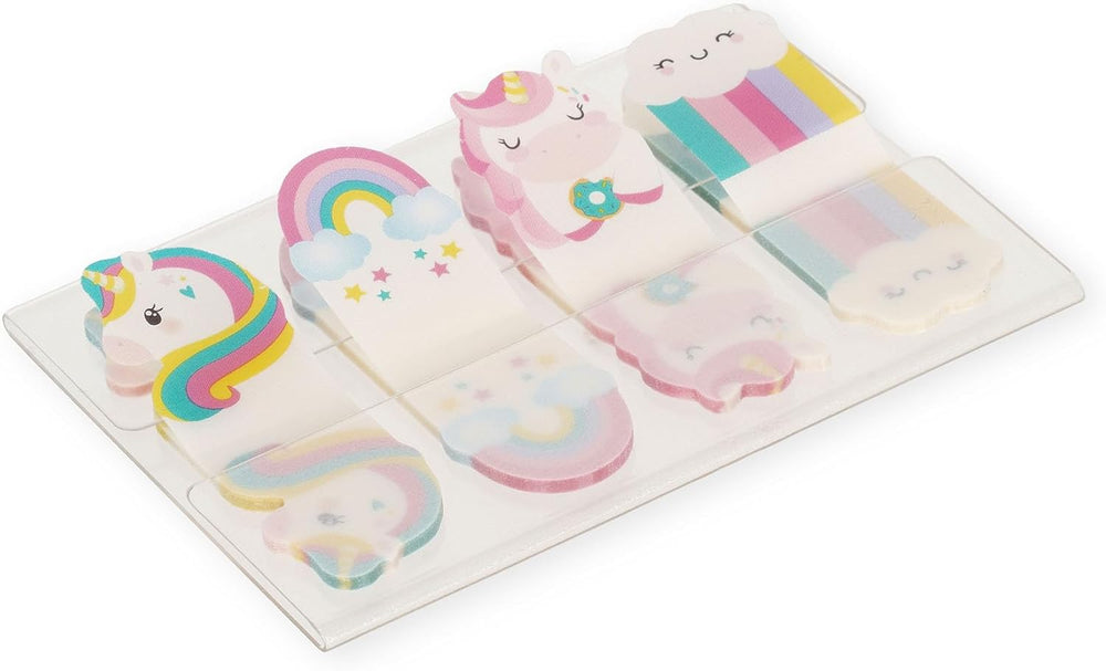 Marque-pages licornes et arc-en-ciel Legami Mlle et Coco