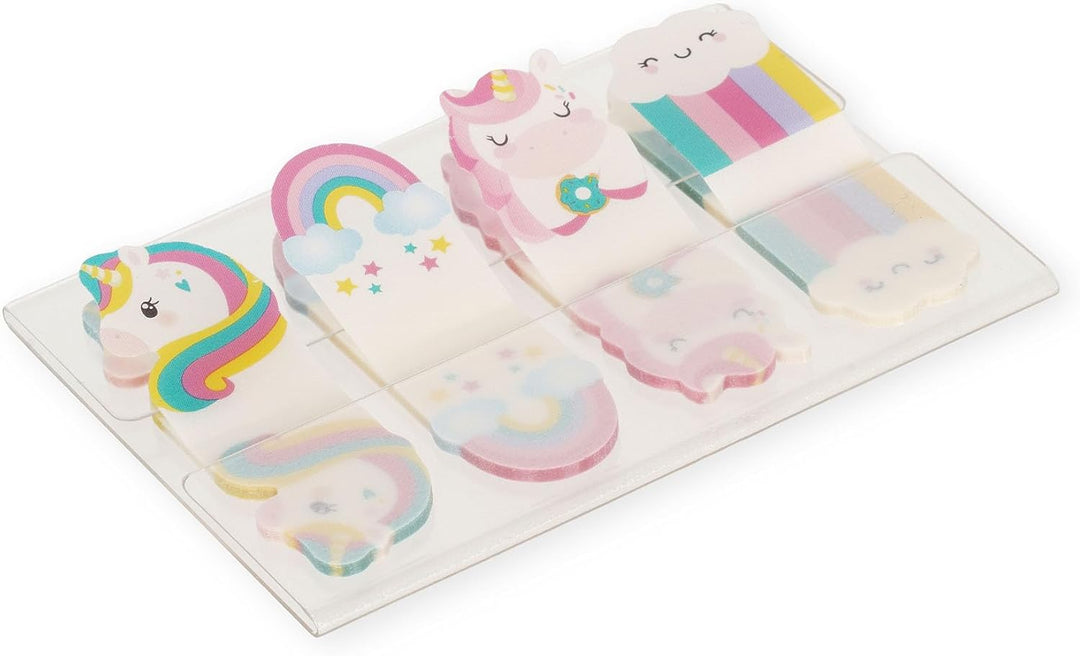 Marque-pages licornes et arc-en-ciel Legami Mlle et Coco