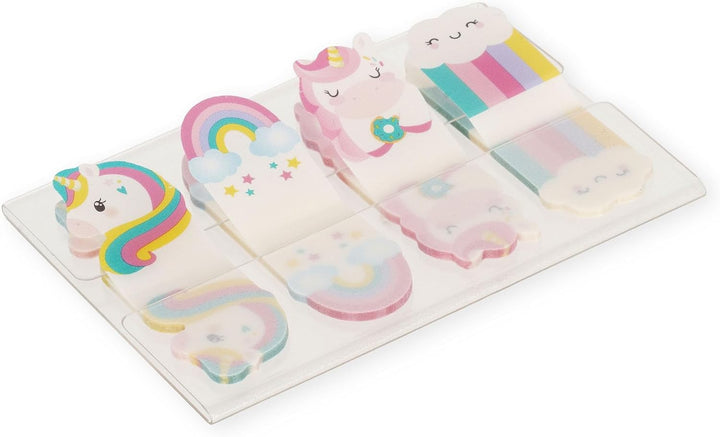 Marque-pages licornes et arc-en-ciel Legami Mlle et Coco
