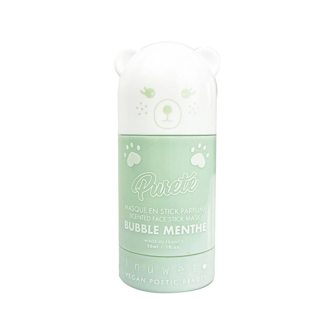 masque argile purifiant menthe parfumé inuwet cosmétique enfant
