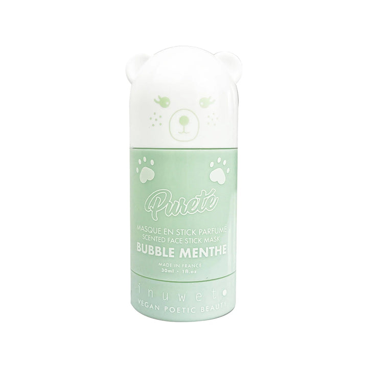 masque argile purifiant menthe parfumé inuwet cosmétique enfant