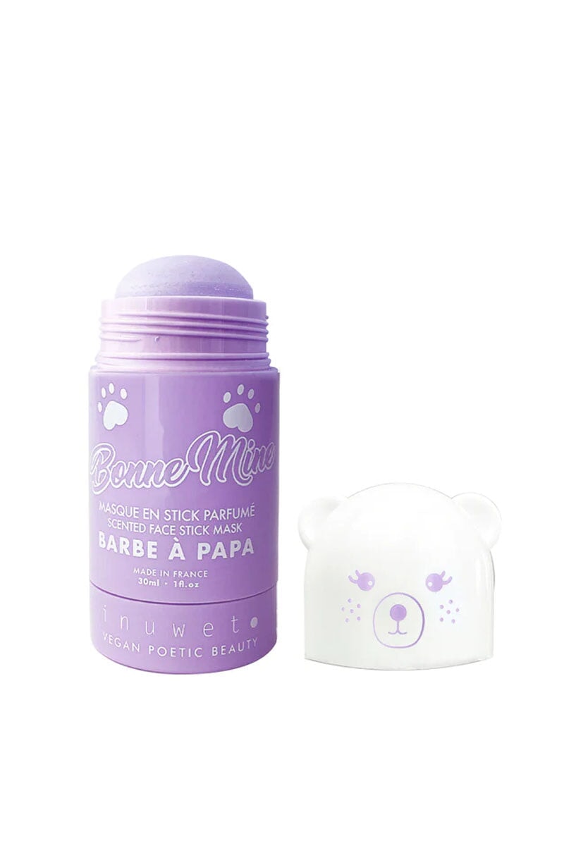 masque en bâton inuwet barbe à papa vegan cosmétique enfant