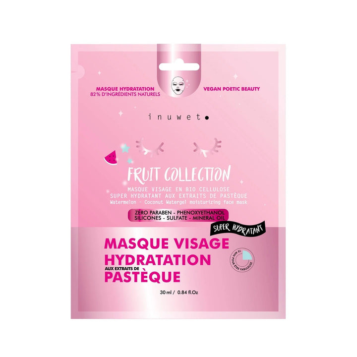 masque visage hydratation aux extraits de pastèque inuwet