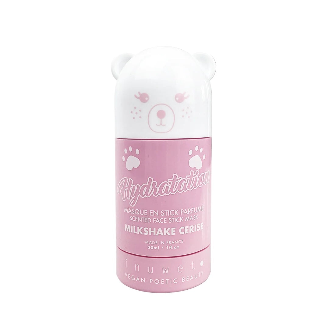 masque visage en bâton milkshake cerise cosmétique enfant vegan