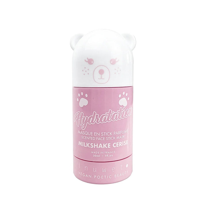 masque visage en bâton milkshake cerise cosmétique enfant vegan