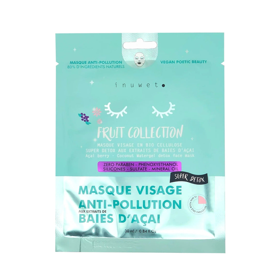 Masque visage Anti-pollution baies d&