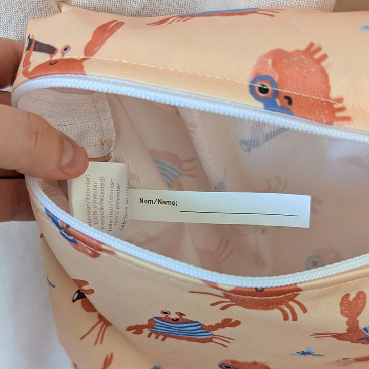 Sac de transport imperméable Matelot La petite ourse Mlle et Coco
