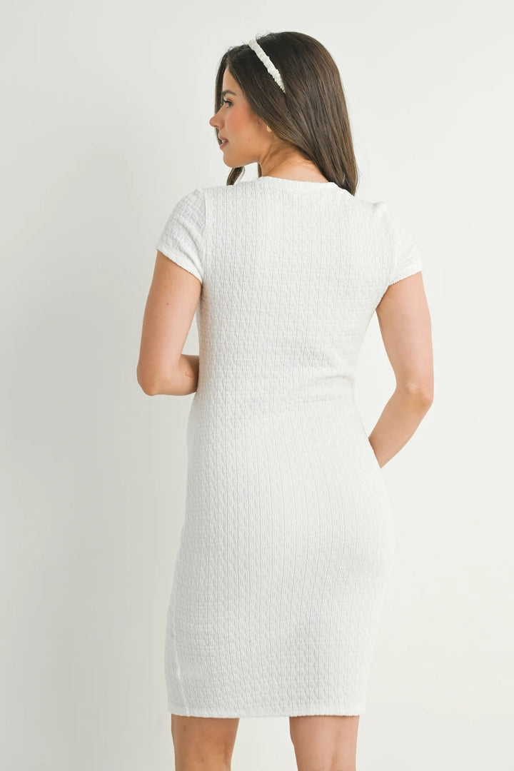 robe maternité blanc Hello Miz Mlle et Coco