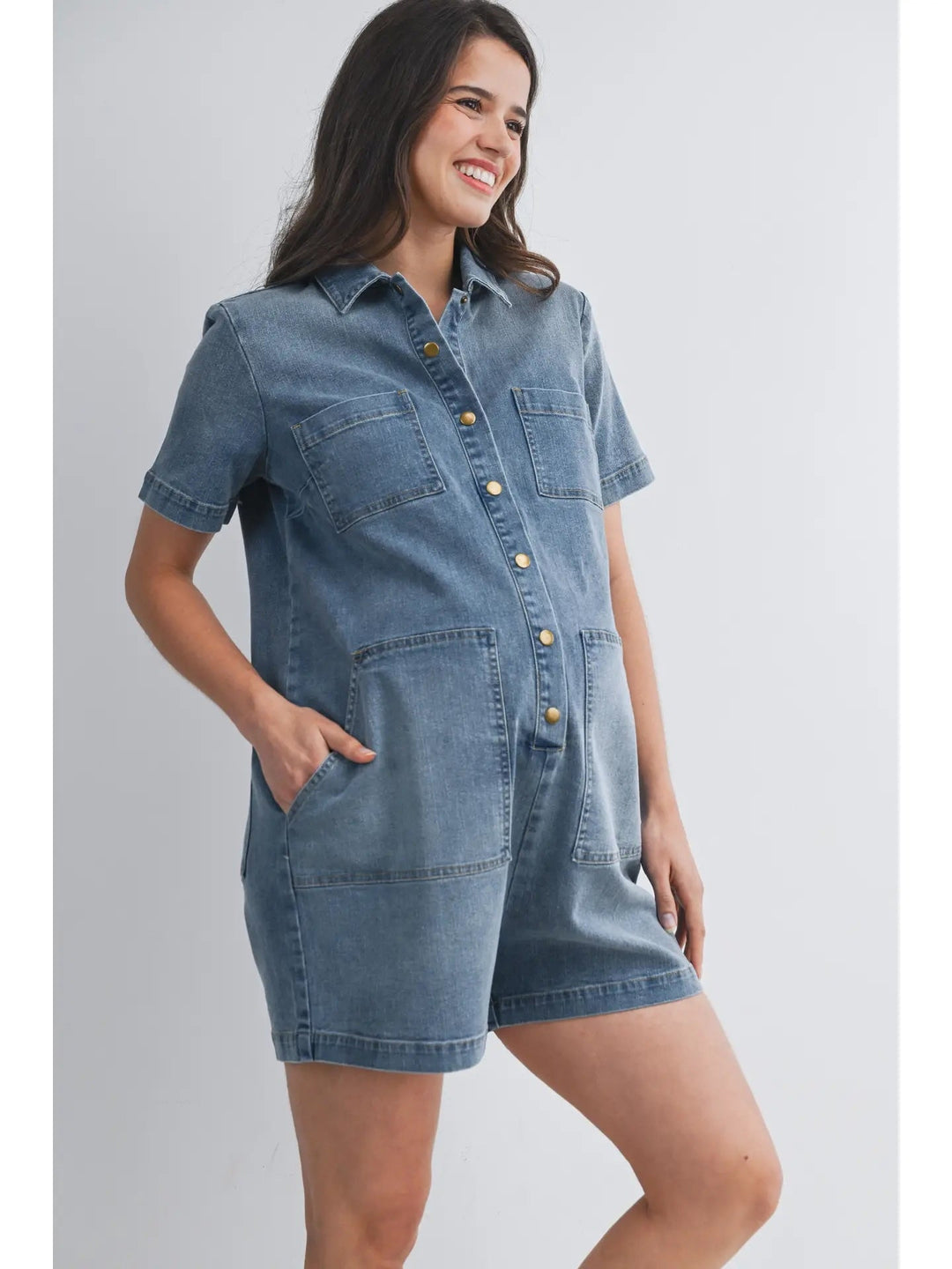 combinaison maternité jeans Hello Miz vêtement maman Mlle Coco