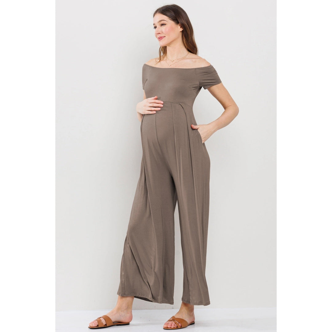 combinaison maternité allaitement taupe Hello Miz Mlle et Coco
