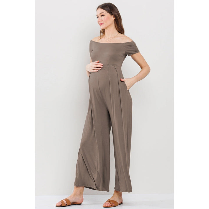 combinaison maternité allaitement taupe Hello Miz Mlle et Coco
