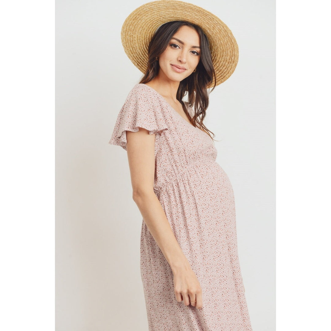 robe pois rose Hello Miz maternité Mlle et Coco