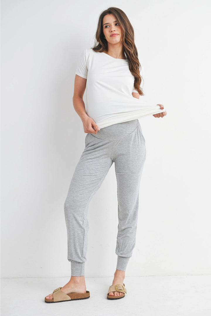 pantalon jogging maternité gris Hello Miz Mlle et Coco