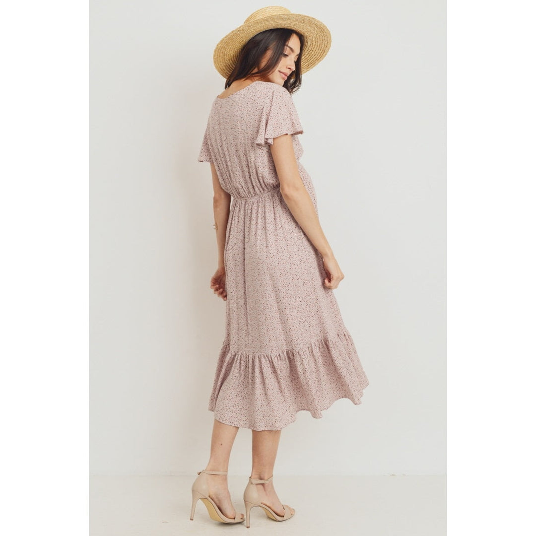 robe pois rose Hello Miz maternité Mlle et Coco