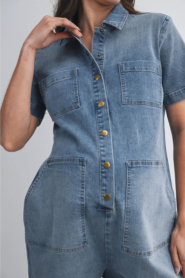 combinaison maternité jeans Hello Miz vêtement maman Mlle Coco
