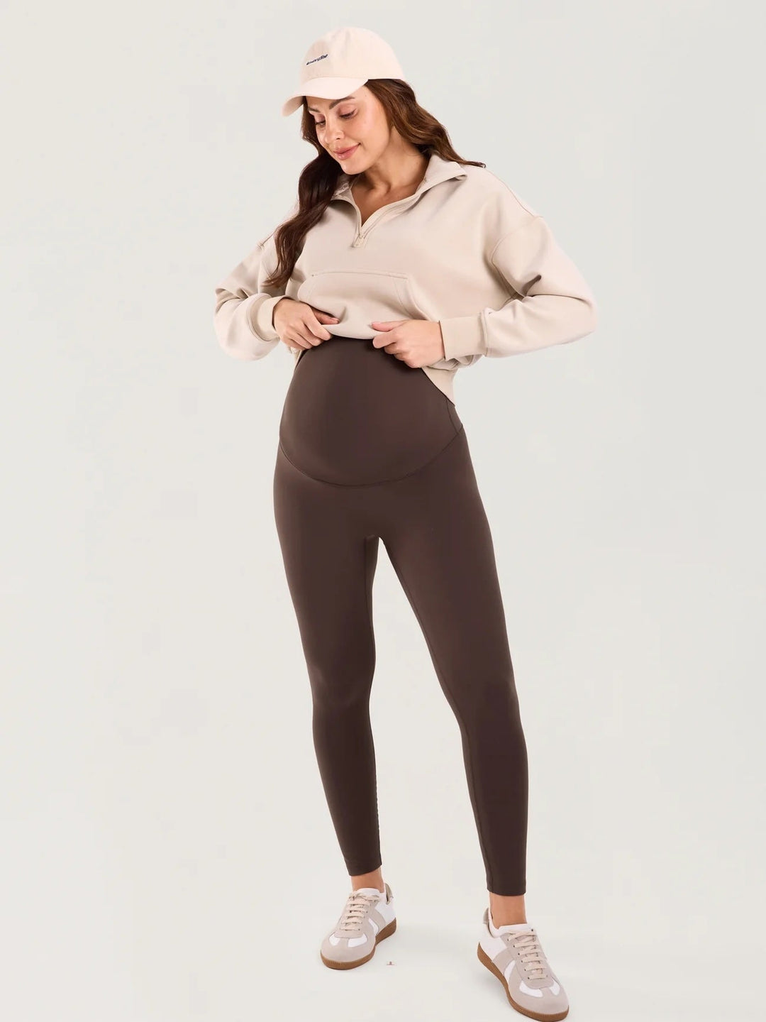 legging maternité brown clay Momanda Mlle et Coco