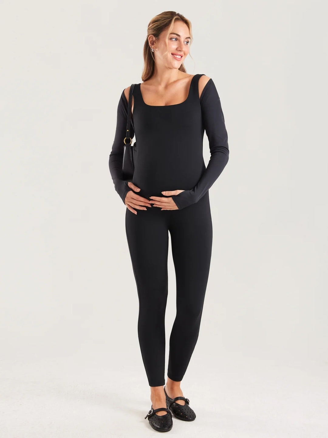 combinaison maternité noir Natrelax Momanda Mlle et Coco