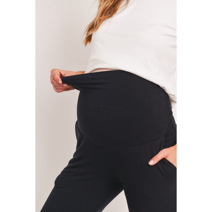 pantalon détente poche maternité noir Hello Miz Mlle et Coco