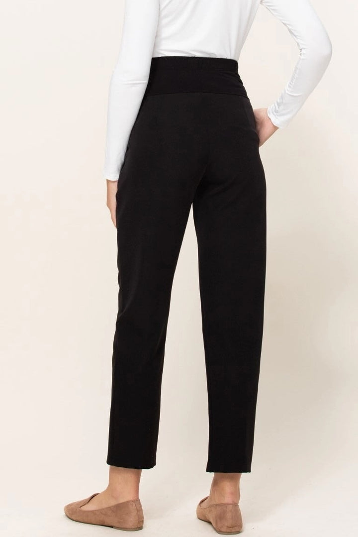 pantalon jambe fuselé maternité noir Hello Miz Mlle Coco