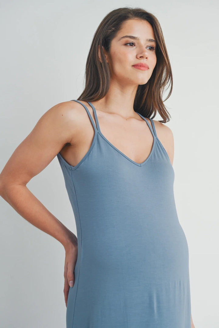 Robe midi maternité Chambray Hello Miz Mlle et Coco