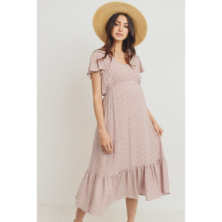 robe pois rose Hello Miz maternité Mlle et Coco