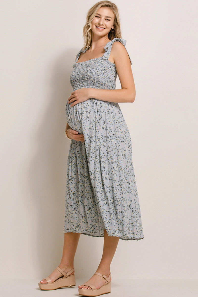 robe sauge floral maternité allaitement Mlle et Coco Hello Miz