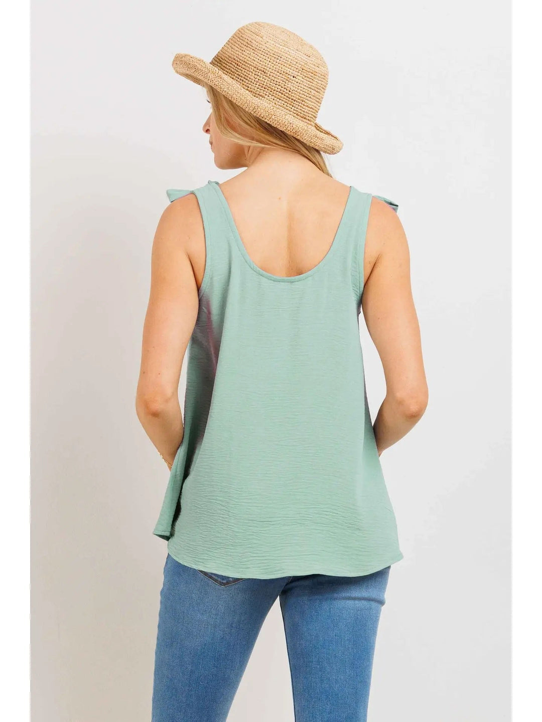 Camisole maternité boucles décoratives - Sauge - Hello Miz Maternité Hello Miz 