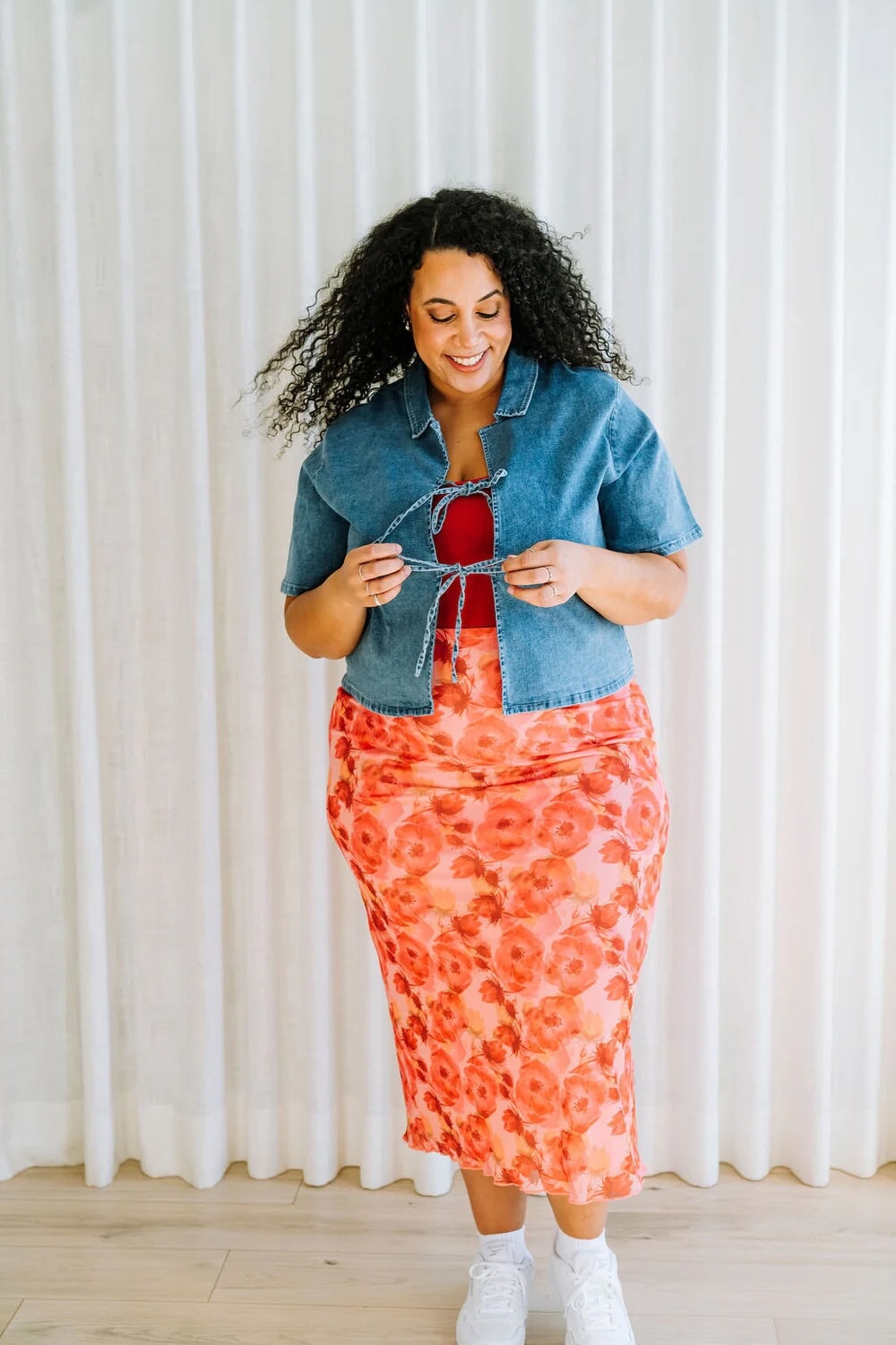 veste jeans Rose maternité Anahé Mlle et Coco vêtement femme