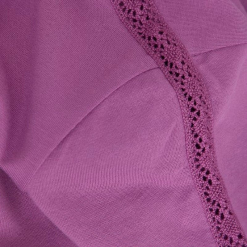 Chandail à manches courtes mauve Daily 7 Mlle et Coco