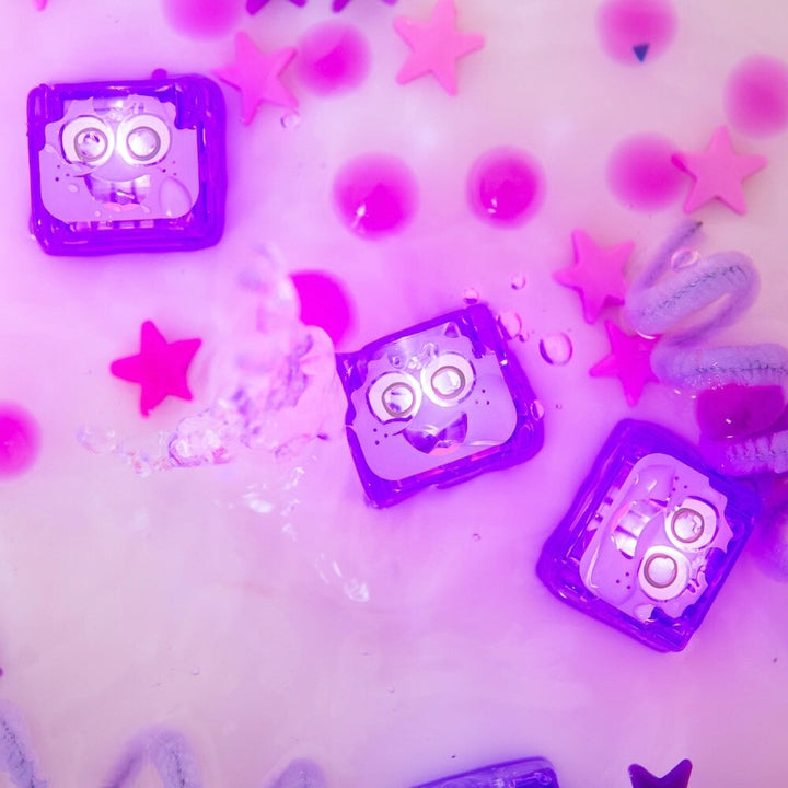 glo pals lumi mauve accessoire jouet bain enfant lumière