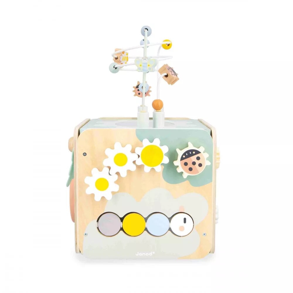 Janod maxi-cube activité je enfant Mlle et Coco