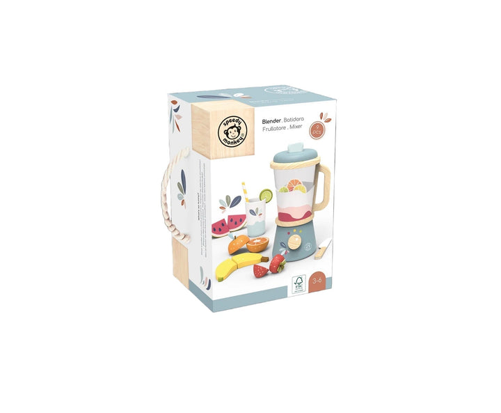 Mélangeur en bois jeux imagination Speedy Monkey Mlle et Coco