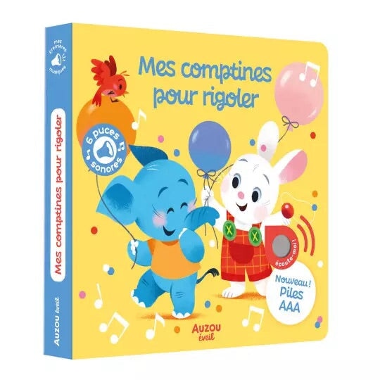 Livre  sonore de Auzou, comptine pour rigoler