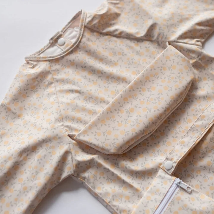 Bavoir fleurs anciennes Micasso &amp; Co Mlle et Coco